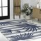 Jonathan Y Veronica Classic Beach Stripe and Palm Leaf Navy/Cream 3 ft. x 5 ft. Indoor/Outdoor Area Rug TSN402B-3 - alternate 7