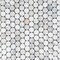Apollo Tile Marmor 12x12 Polished White Calacatta Gold Marble Penny round Mosaic Wall and Floor Tile, 5PK APLTRK8801A - alternate 3