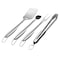 Vevor 4PCS Grilling Tool Set BBQ Grill Accessories Stainless Steel Barbecue Utensil SK180903 - alternate 1