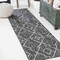 Jonathan Y Carwa Tribal Diamond Trellis Black/Ivory 2 ft. x 8 ft. Indoor/Outdoor Runner Rug SMB128E-28 - alternate 1