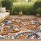 Jonathan Y Gordes Paisley High-Low Orange/Multi 3 ft. x 5 ft. Indoor/Outdoor Area Rug AMC103B-3 - alternate 1