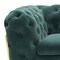 Homeroots 74in Emerald And Gold Velvet Loveseat 480898 - alternate 4