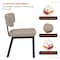 Leisuremod Teres Leather Dining Chair, Steel Legs & Poplar Wood Core TC19LTP - alternate 5