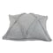 Homeroots Set of Two Light Gray Diamond Cotton Throw Pillow With Fringe, 2PK 554588 - alternate 3