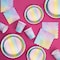 Creative Converting Iridescent Party Paper Plates, 9", 96PK 336692 - alternate 5