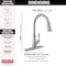 Delta Westville Single Handle Pull-Down Kitchen Faucet 9110-AR-DST - alternate 6