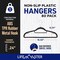 Lifemaster Heavy Duty Clothes Hanger Set, Non-Slip, 360 Deg Swivel, Space-Saving, Black, 80PK LMNOBK80 - alternate 4