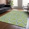 Homeroots 10' X 14' Artichoke Green And Ivory Abstract Washable Indoor Outdoor Area Rug 600509 - alternate 4
