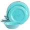 Laurie Gates Mauna 12 Piece Round Melamine Dinneware Set in Tiffany Blue 138938.12 - alternate 1
