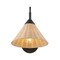 Jonathan Y Kiawah 11" 1-Light Vintage Coastal Rattan/Metal Swing Arm LED Sconce, Black/Natural JYL1602A - alternate 7