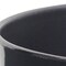 Homeroots 7in Black Recycled Plastic Indoor Outdoor Round Pot Planter 488208 - alternate 3