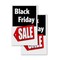 Signmission Black Friday Sale, Vinyl Decals Only 24 Inch x 36 Inch, Vinyl Decal, 2PK DSB-2436-2PACK-Black Friday Sale - alternate 1