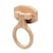 Homeroots Traditional Solid Teak Heavy Duty Towel Ring 475855 - alternate 6