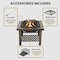 Pure Garden 26-inch Wood Burning Fire Pit, Bronze 50-154 - alternate 5