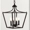 Jonathan Y Camden 13" 4-Light Iron Classic Midcentury Pendant Lantern, Oil Rubbed Bronze JYL7561A - alternate 8