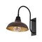 Jonathan Y Stanley 12.25" 1-Light Farmhouse Industrial Iron LED Gooseneck Arm Outdoor Sconce, Wood Finish/Copper JYL7614G - alternate 5