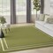 Homeroots 9' X 12' Green And Ivory Indoor Outdoor Area Rug 545476 - alternate 7