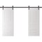 Sartodoors Double Barn Door 84 x 80 inches, BASIC 9233 White, 14FT Rail Track Set, Solid Panel Interior Door BASIC9233DB-B-SKIN-84 - alternate 1