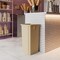 Regal Altair 23 Gallon Square Beige Plastic Trash Can, Vent Channel Design ZR-TC-100-SQ23BG - alternate 4