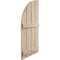 Ekena Millwork Riverwood 4 Board Joined Board-n-Batten w/Quarter Round Arch Top Faux Wood Shutters, 22W x 82H, PR SHUBJQ22X82RWPR - alternate 9
