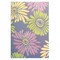 Border Concepts Outdoor Mat, 6 ft L, 9 ft W, Daisy, Reversible Pattern, Plastic Rug, Violet 21248 - alternate 1