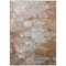 Homeroots 3' X 5' Terra Cotta Gray And Silver Abstract Washable Indoor Outdoor Area Rug 582182 - alternate 6