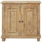 Homeroots 34in Light Brown Solid Wood Sideboard with Two Doors 488492 - alternate 4