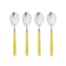 Mepra Fantasia American Coffee Spoon Set - 4 Pcs. - Yellow 10G644426 - alternate 1