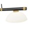 Z-Lite Vanguard Matte Black + Rubbed Brass 3 Light Billiard 3050-3MB-RB-DMO14 - alternate 6