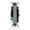 Leviton Plugs&Rcptcls, 20A, 125VAC, Almnd, Nylon 16341-T - alternate 2
