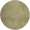 Homeroots 8' Green Beige And Brown Round Abstract Washable Indoor Outdoor Area Rug 597012 - alternate 3
