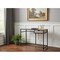 Homeroots 42" Taupe and Black Computer Desk 333417 - alternate 3
