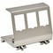 Tripp Lite 3-PORT METAL DIN-RAIL MOUNTING MODULE FOR SNAP-IN KEYSTONE JACKS N063-003 - alternate 1