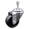 Service Caster 3.5 Inch SS Soft Rubber Wheel Swivel 3/8 Inch Threaded Stem Caster SCC SCC-SSTS20S3514-SRS-381615 - alternate 1