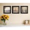 Homeroots Set Of Three Wash 2 Black Framed Print Bathroom Wall Art, 3PK 406122 - alternate 2