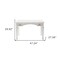 Homeroots 47" White Computer Desk With Two Drawers 397670 - alternate 4
