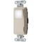 Hubbell 20A 120-277V Decorator Single-Pole Switch, Light Almond DS120NLLA - alternate 2