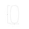 Skutchi Designs Arc Boat Conference Table With Power, 36 in W, 72 in L HAR-ABOT-36X72-T-K458-ESIL - alternate 7