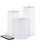 Gerson White No Scent LED Flameless Flickering Candle, 3PK 46062 - alternate 4
