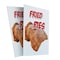 Signmission Fried Pies, Plastic Signs Only 24 Inch x 36 Inch, Corrugated Plastic, 2PK CSB-2436-2PACK-Fried Pies - alternate 1