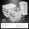 Vevor 6 Pack Full Size Hotel Pans Steam Table Pan Stainless Steel 2.5" Deep, 6PK UCT8112-6 - alternate 5