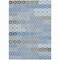 Homeroots 8' X 10' Denim Blue Gray And Ivory Floral Washable Indoor Outdoor Area Rug 617497 - alternate 6