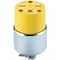 Leviton 15A 250V 3-Wire 2-Pole Armored Cord Connector 000-615CA - alternate 3