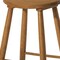 Homeroots 25" Natural Solid Wood Backless Counter Height Bar Chair 632439 - alternate 4