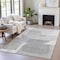 Homeroots 8' X 10' Linen And Gray Abstract Washable Indoor Outdoor Area Rug 632164 - alternate 6