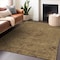 Homeroots 5' X 8' Brown And Tan Floral Washable Indoor Outdoor Area Rug 604205 - alternate 5