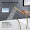 Kibi Cube Floor Mount Tub Filler, Hand Shower - Brushed Brass KTF302BB - alternate 8