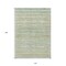 Homeroots 10' X 14' Mint Green Striped Washable Indoor Outdoor Area Rug 607967 - alternate 6