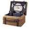 Picnic Time Family Of Brands NCAA Georgia Tech Yellow Jackets Champion Picnic Basket for 2, Large Wicker Picnic Set 208-40-138-194-0 - alternate 1