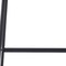 Homeroots Set of Two 26" Gray And Black Fabric And Steel Counter Height Bar Chairs 555727 - alternate 4